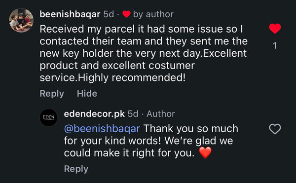 Customer review photo